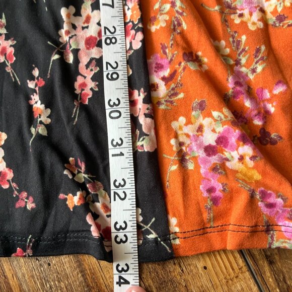 *NEW* Haptics Long Sleeve Floral Colorblock Dress - Small Prairie Boho Cottageco - Picture 9 of 9